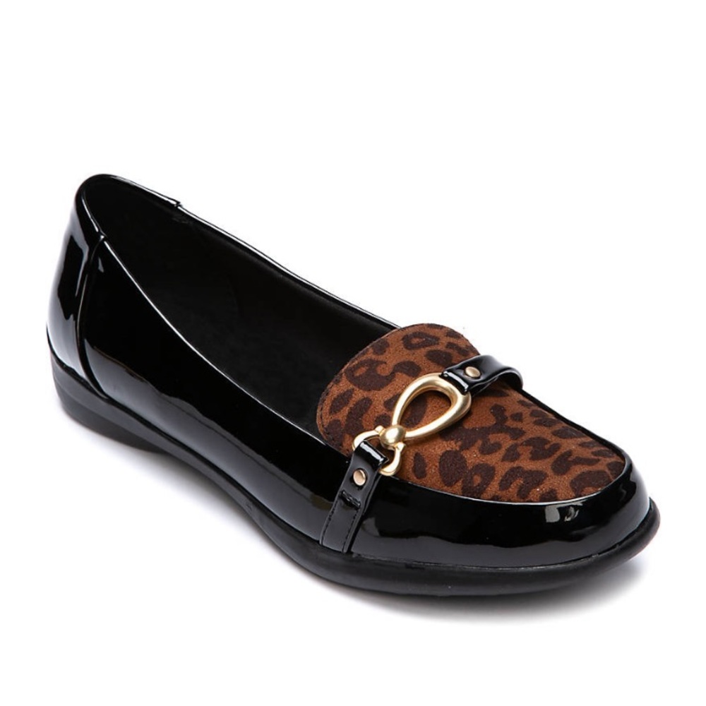 New Kim Rogers Blayne 2 Animal print slip on shoes